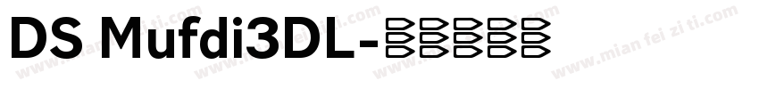 DS Mufdi3DL字体转换